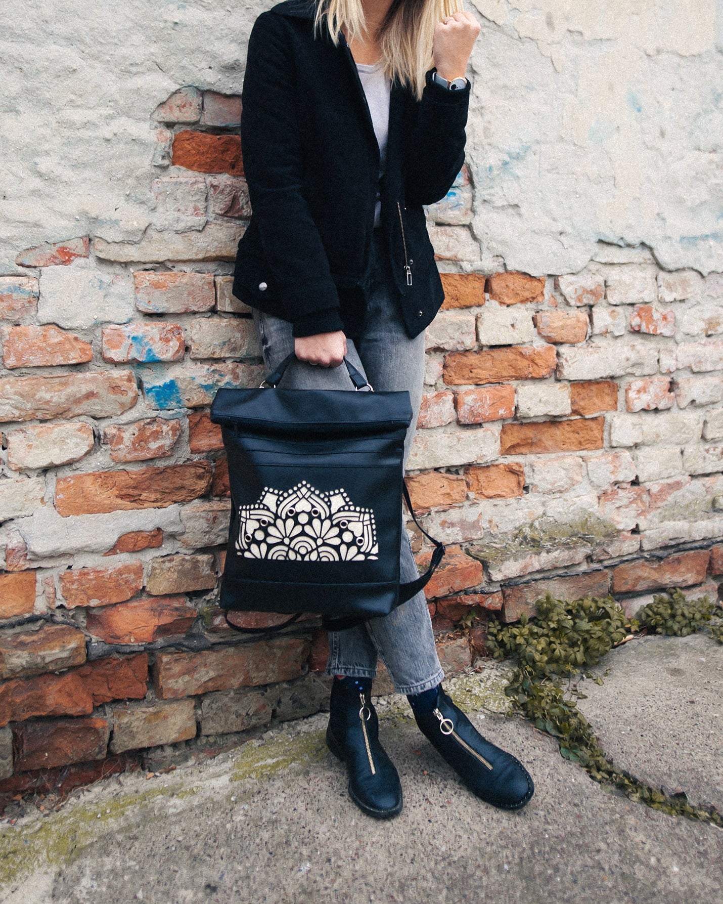 3WAY+ Ruksak Cutwork Flower