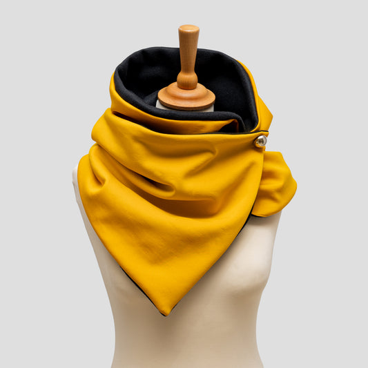 Zimski Šal Mustard & Black