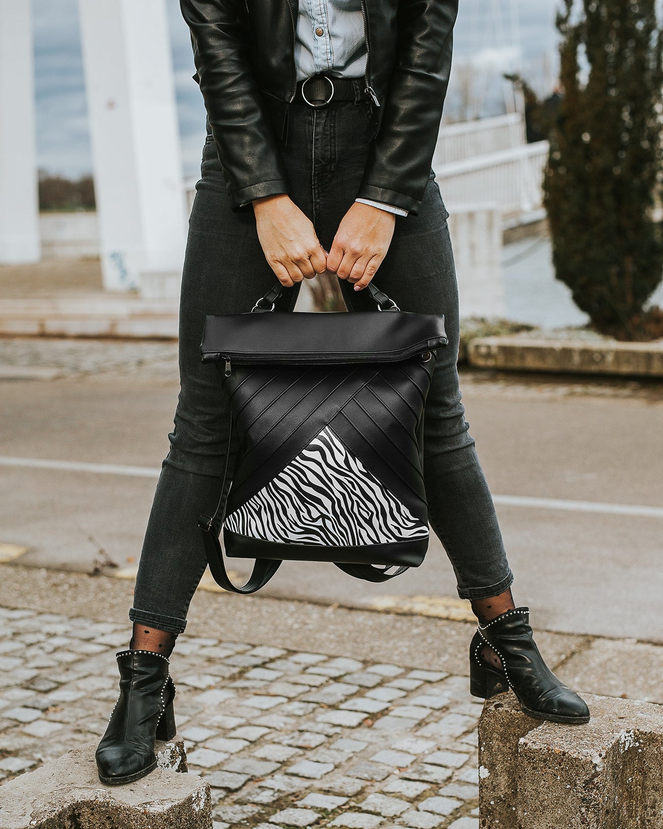 3WAY+ Ruksak Basic Zebra