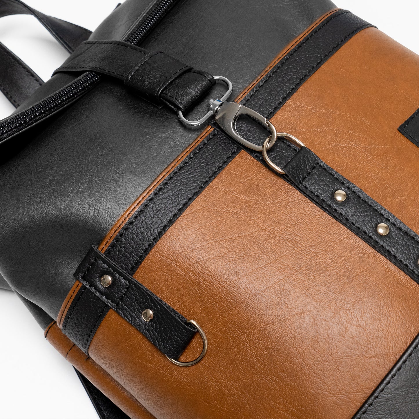 Flypack Ruksak 2 Colore Black & Brown