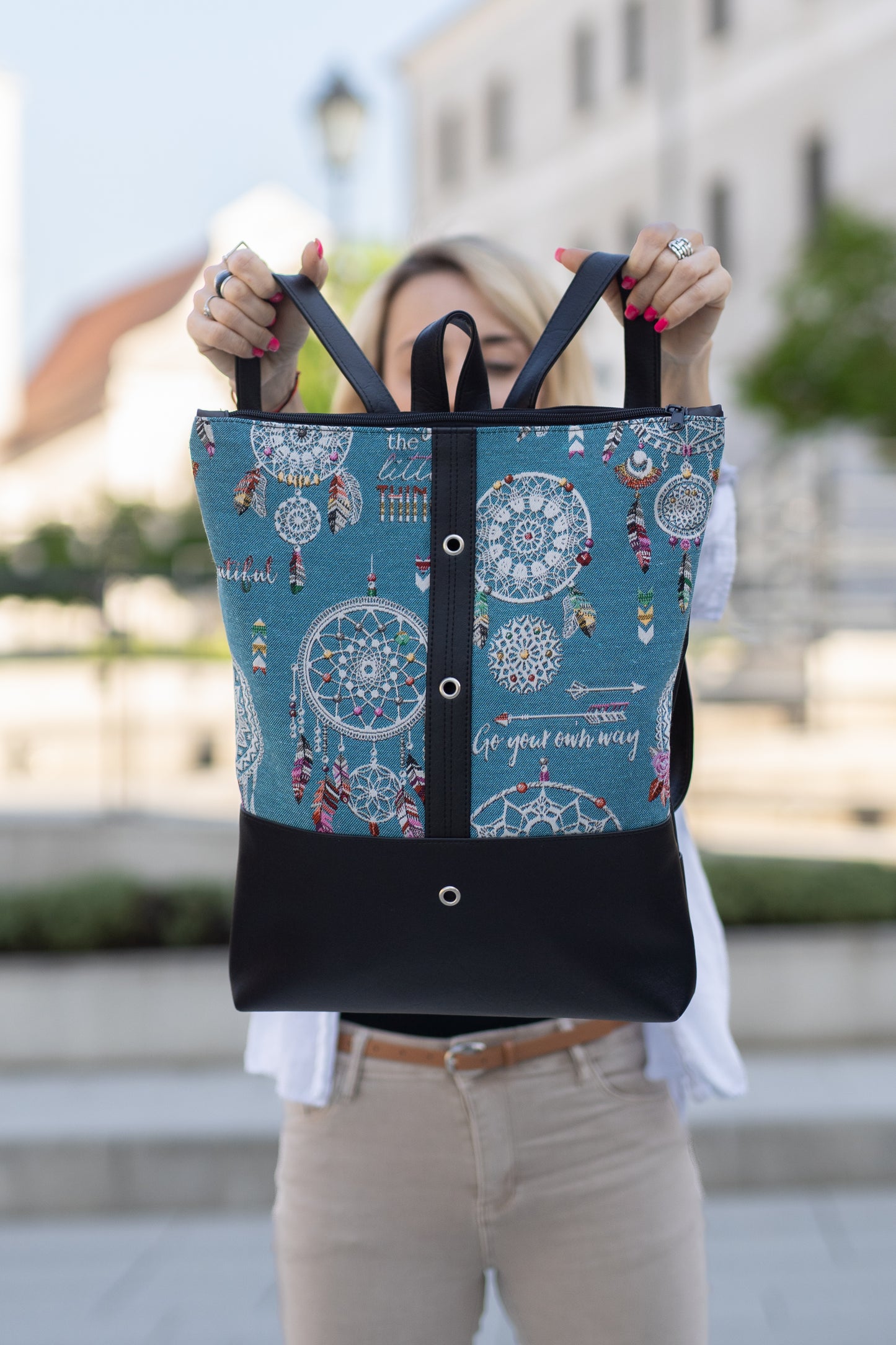 Daypack Ruksak Boho Blue