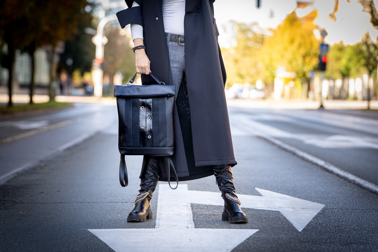 3WAY+ Ruksak Sculpt Black