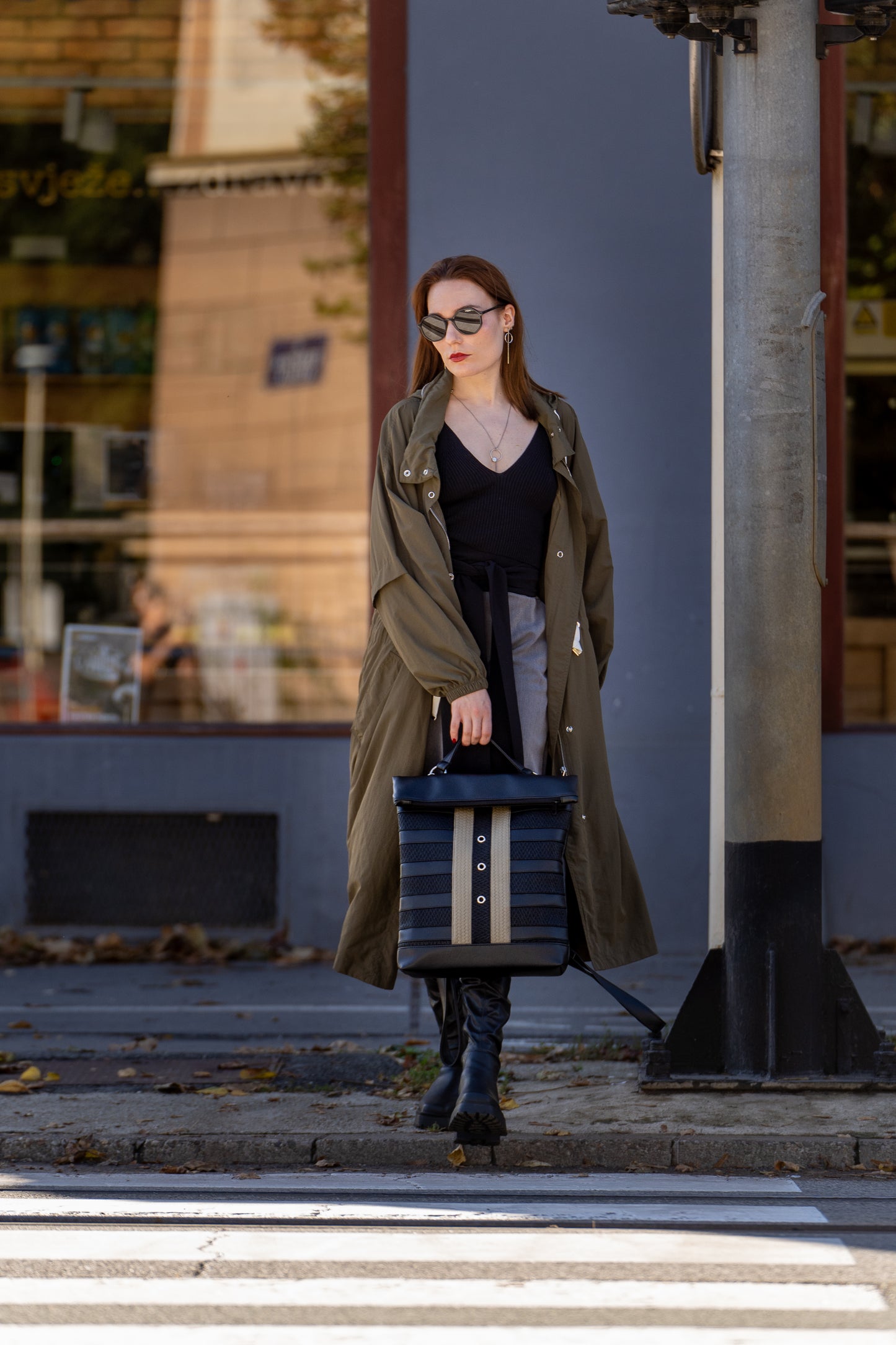 3WAY+ Ruksak Sculpt Olive