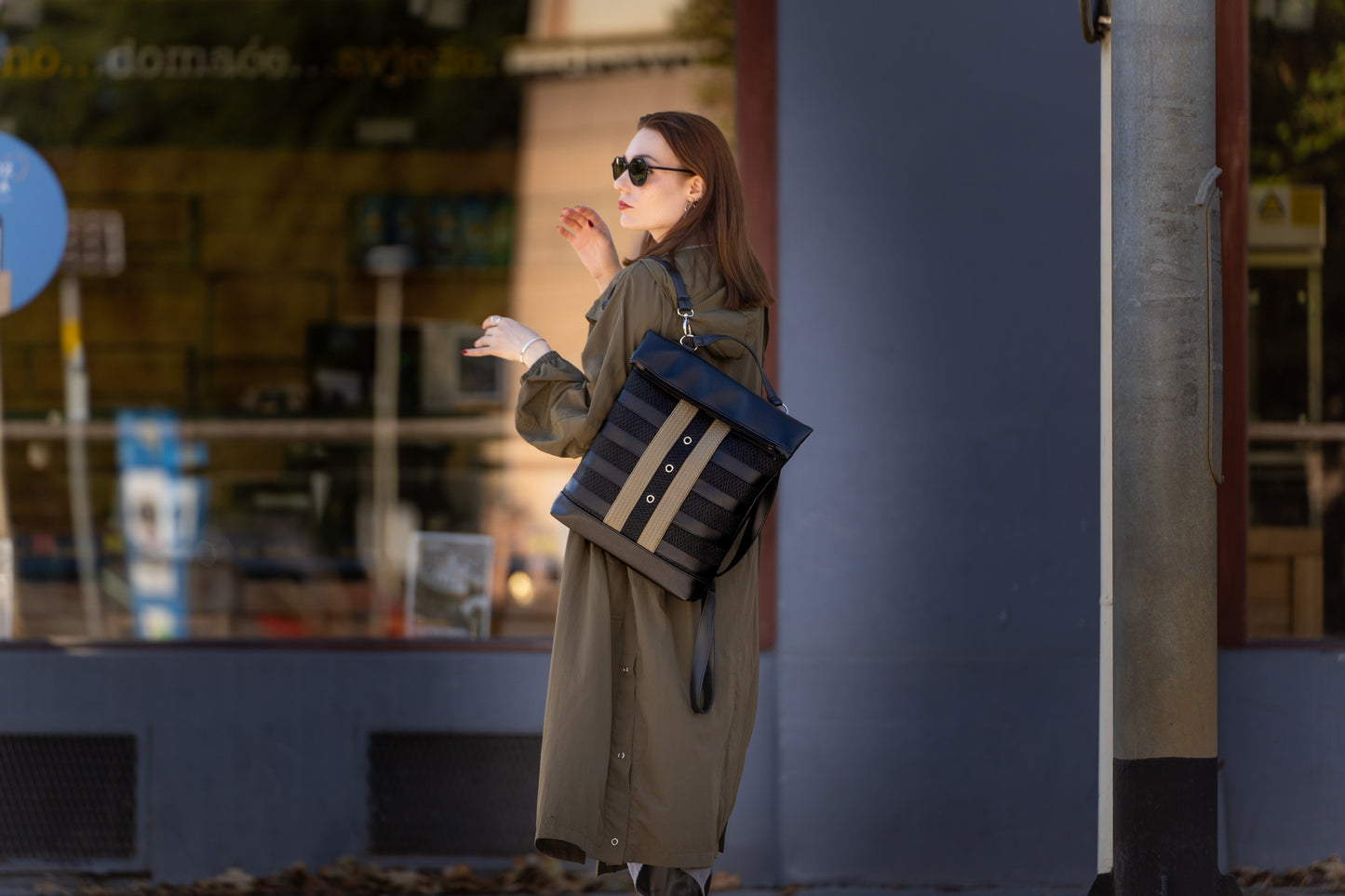 3WAY+ Ruksak Sculpt Olive