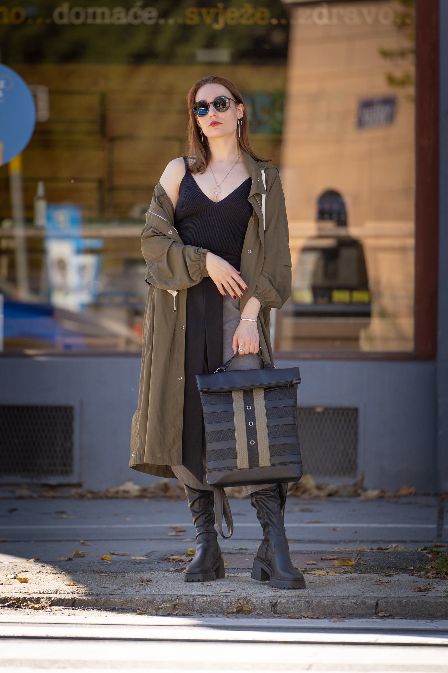 3WAY+ Ruksak Sculpt Olive