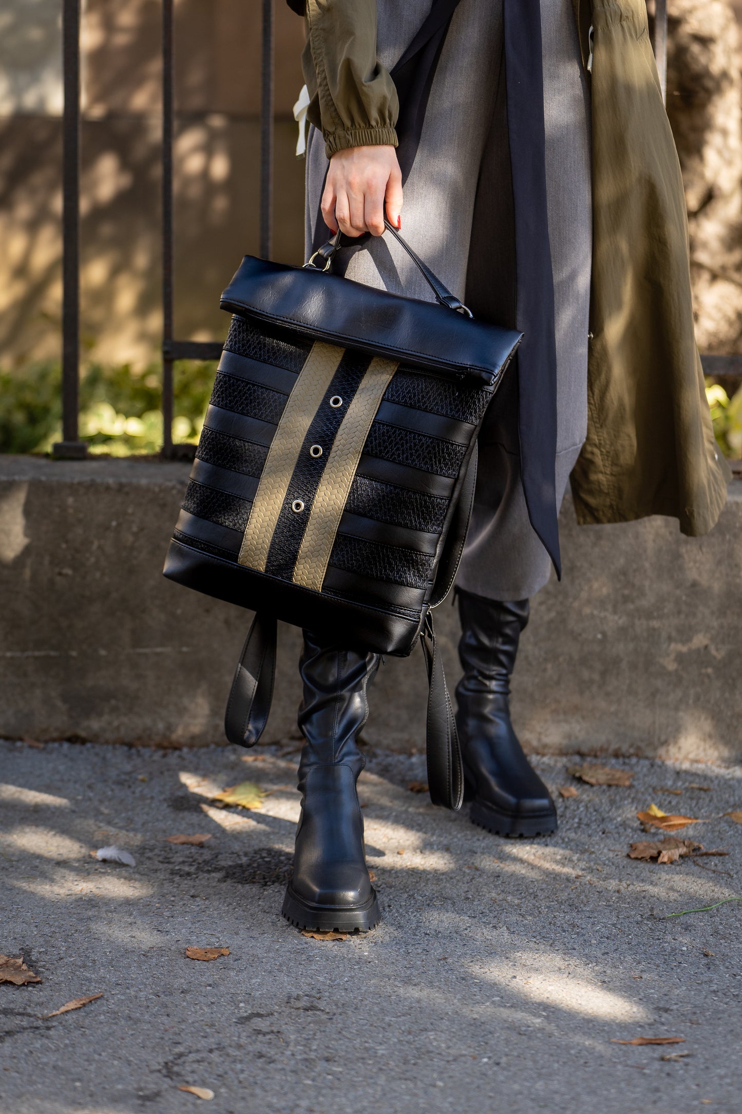 3WAY+ Ruksak Sculpt Olive