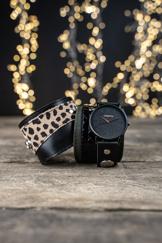 Kožna Narukvica sa SatoM DUO Jungle